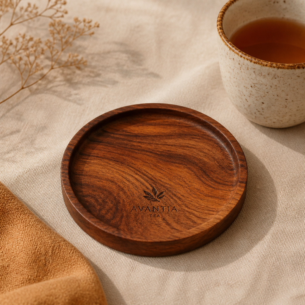 Wooden Tea Coaster